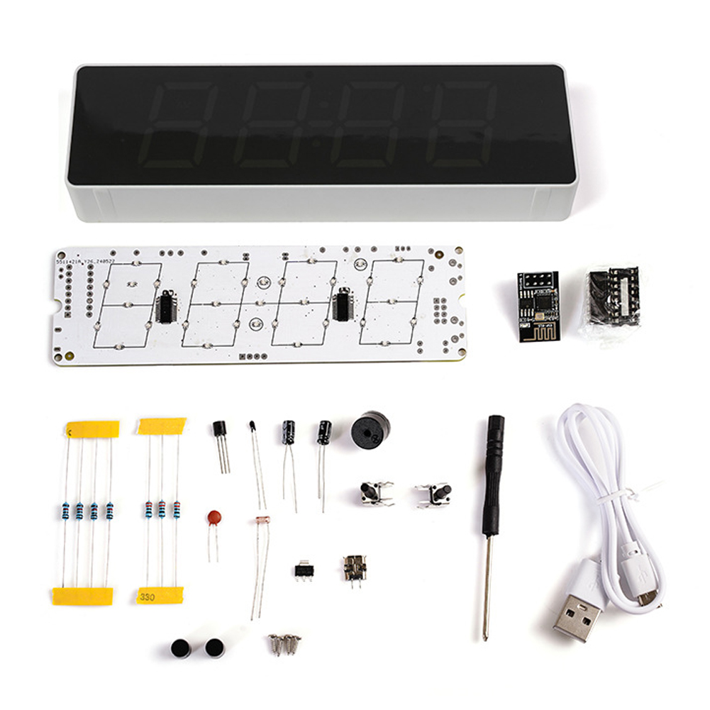 Diy Electronics Tool Kit - ESP8266 IoT Kit orologio WiFi colorato