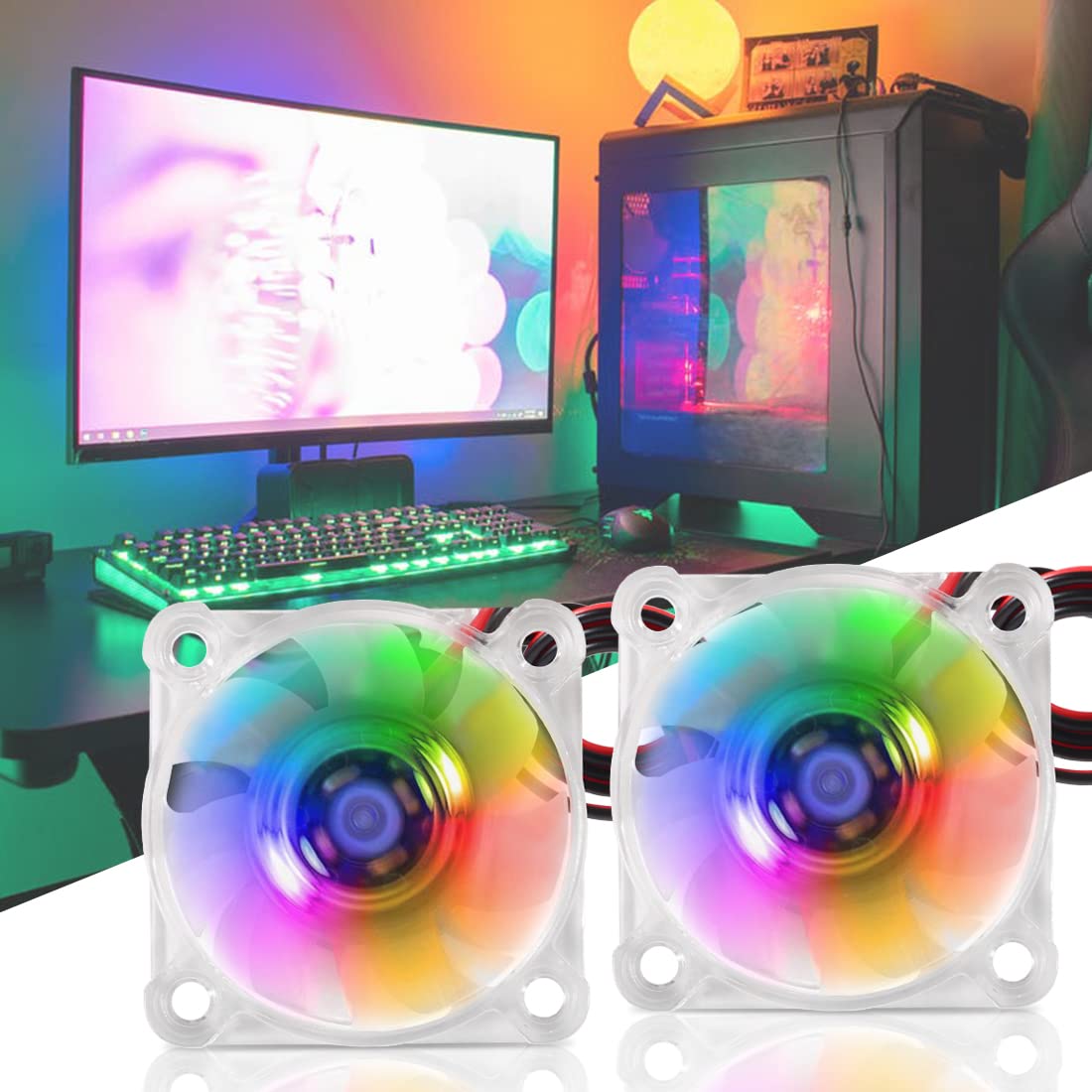 Creality Printer K1 - 2 pz 40mm RGB Ventola 12V