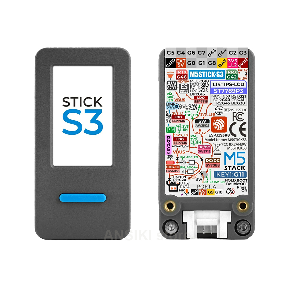 Diy Electronics Kits - M5Stack M5StickS3 ESP32-S3 Kit di Sviluppo