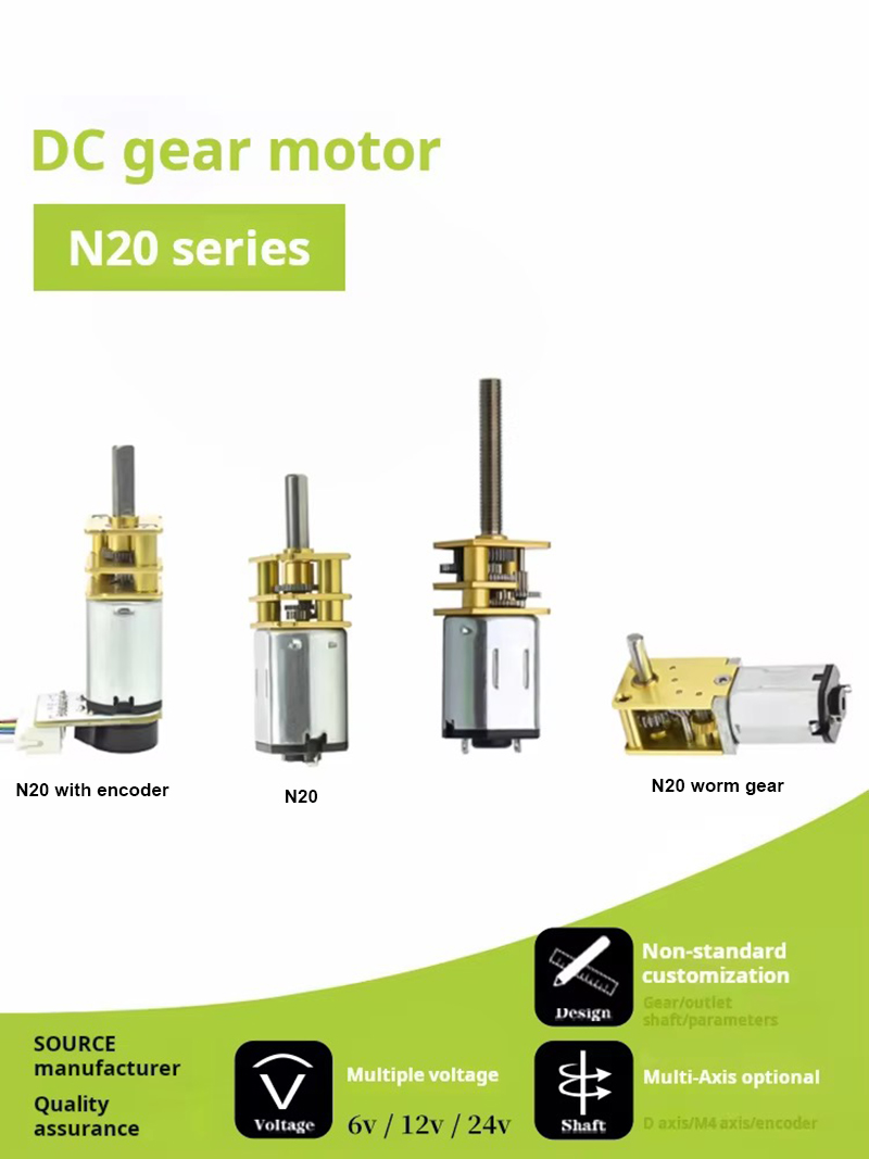 Diy Boat Electronics - 6V 12V 15-6000RPM GA12-N20 DC Motoriduttore