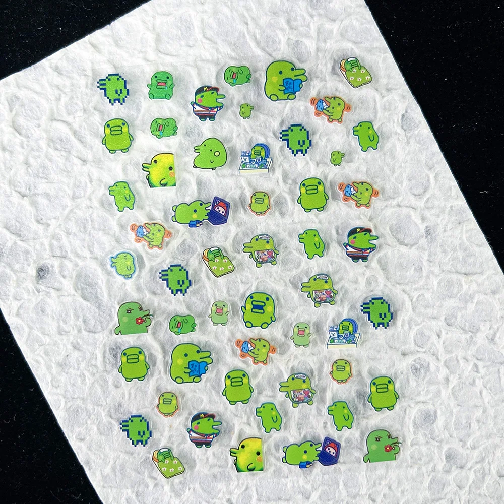 Diy Electronics Art - Adesivi Kawaii per Animali Elettronici Game