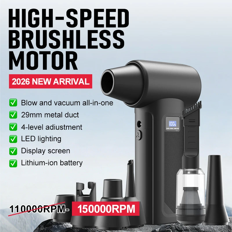 Diy Electronics Workshop - Ventilatore Turbo Senza Fili 150000 RPM,
