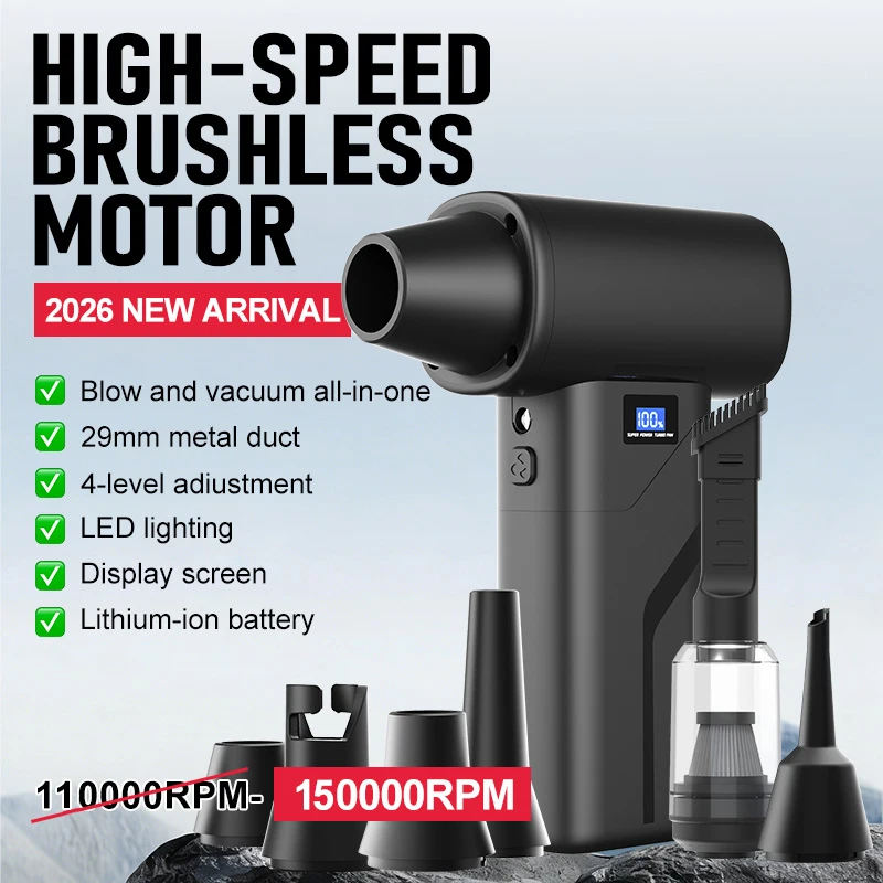 Diy Electronics Workshop - Ventilatore Turbo 150000 RPM, Mini Soffiatore