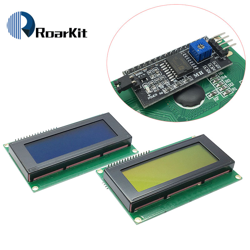 I2C Lcd Display - Modulo LCD schermo blu/giallo verde HD44780