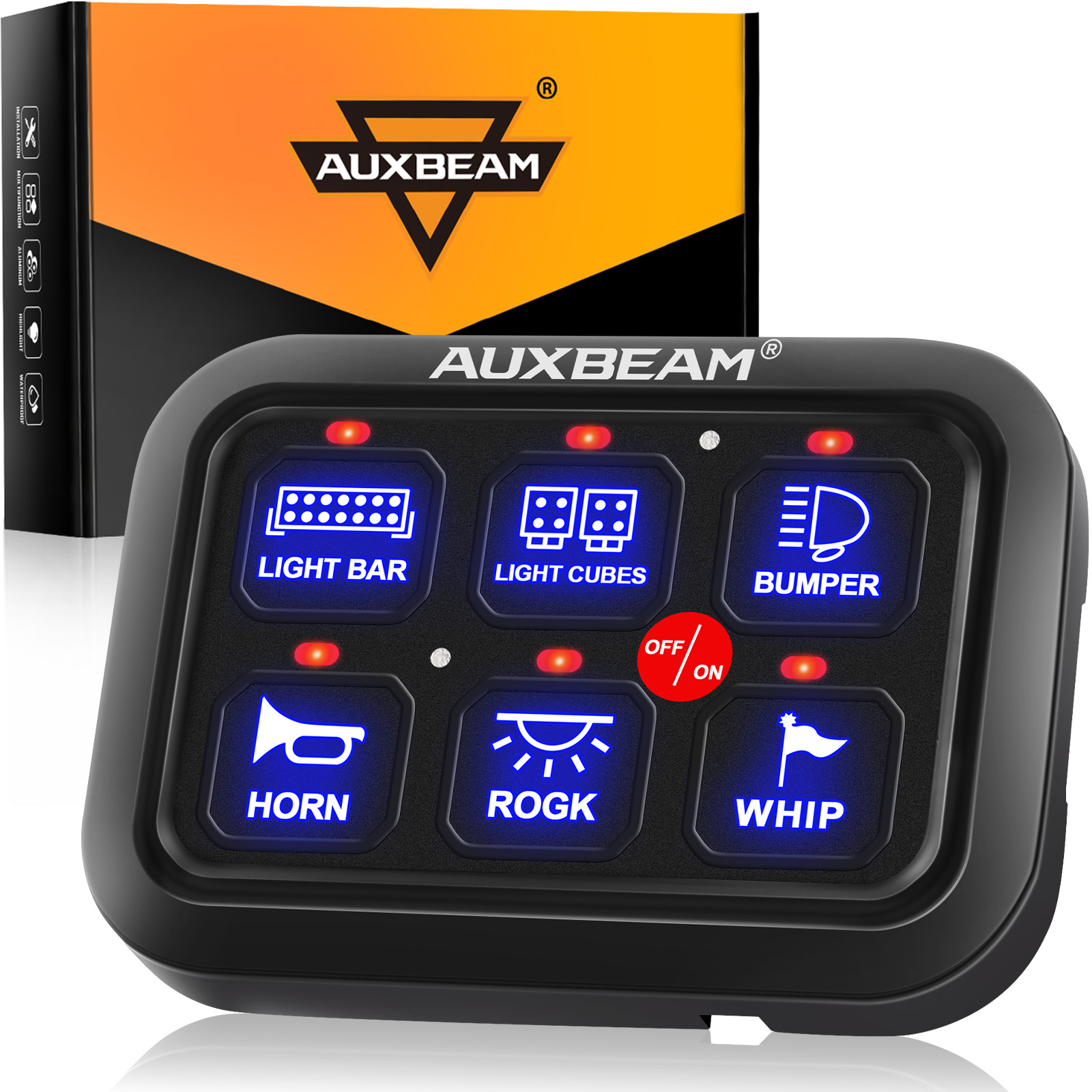 Diy Boat Electronics - AUXBEAM Pannello interruttori universale da 720