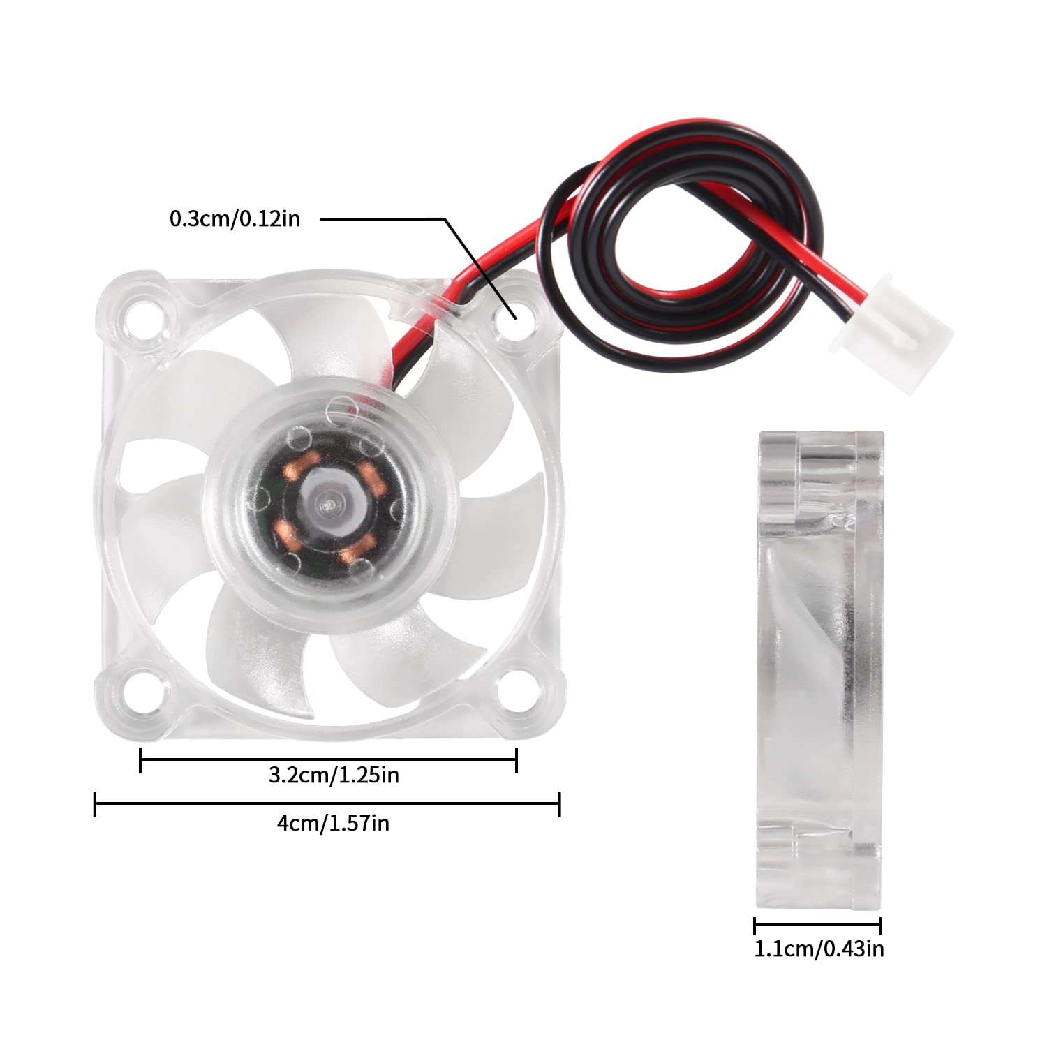 2 pz 40mm RGB Ventola 12V 24V  - Creality Printer K1 recensione e prezzo