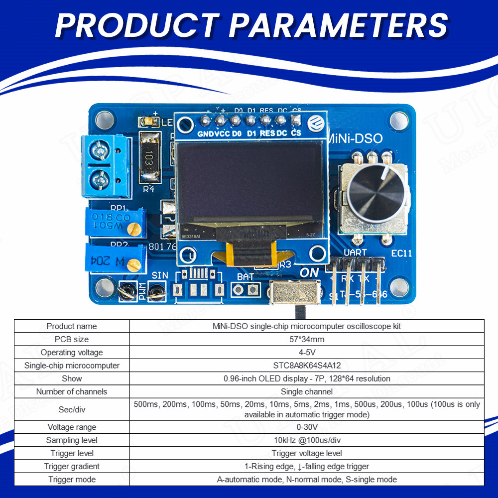 Kit elettronico mini oscillosc - Oscilloscope Dso Mini recensione e prezzo