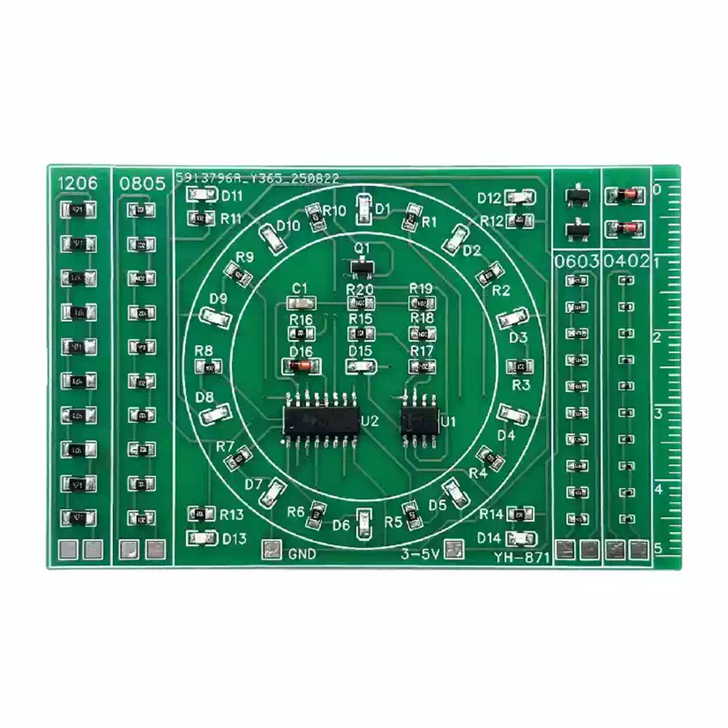 Kit LED Dinamico CD4017 con Sc - Diy Electronics Kits For Beginners recensione e prezzo