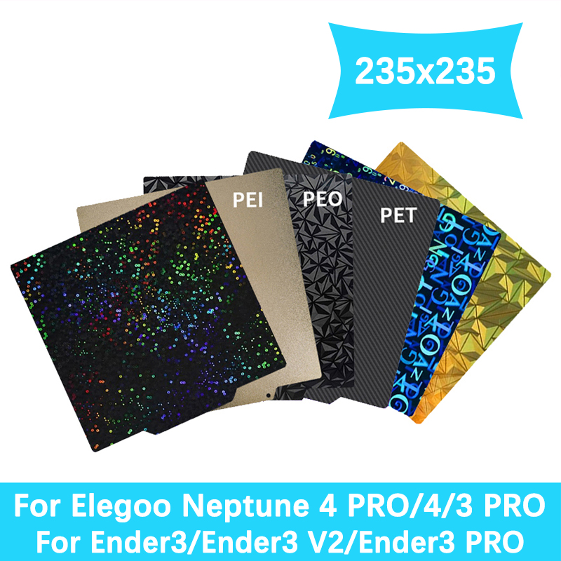 235x235mm PEI PEO PET PEY Lami - Creality Printer K1 recensione e prezzo
