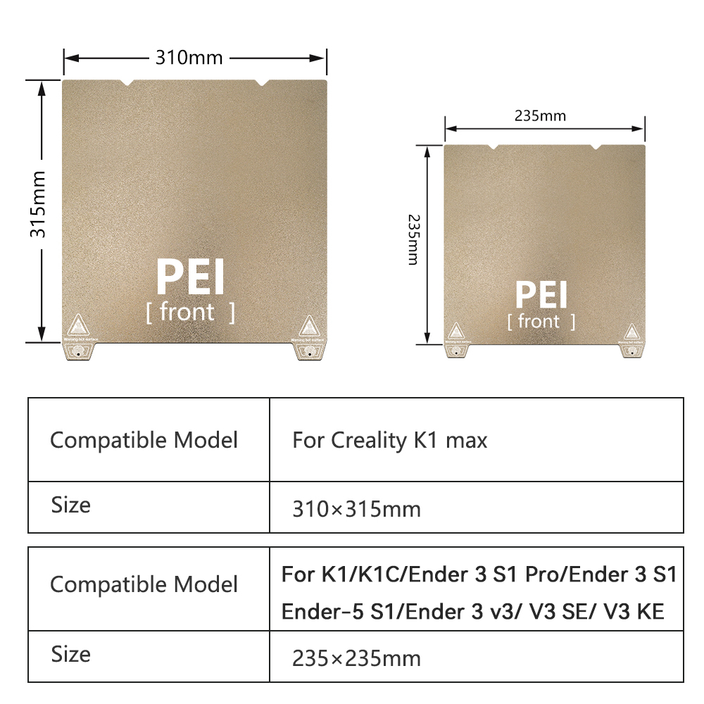 K1 Max Piastra di Costruzione  - Creality Printer K1 recensione e prezzo