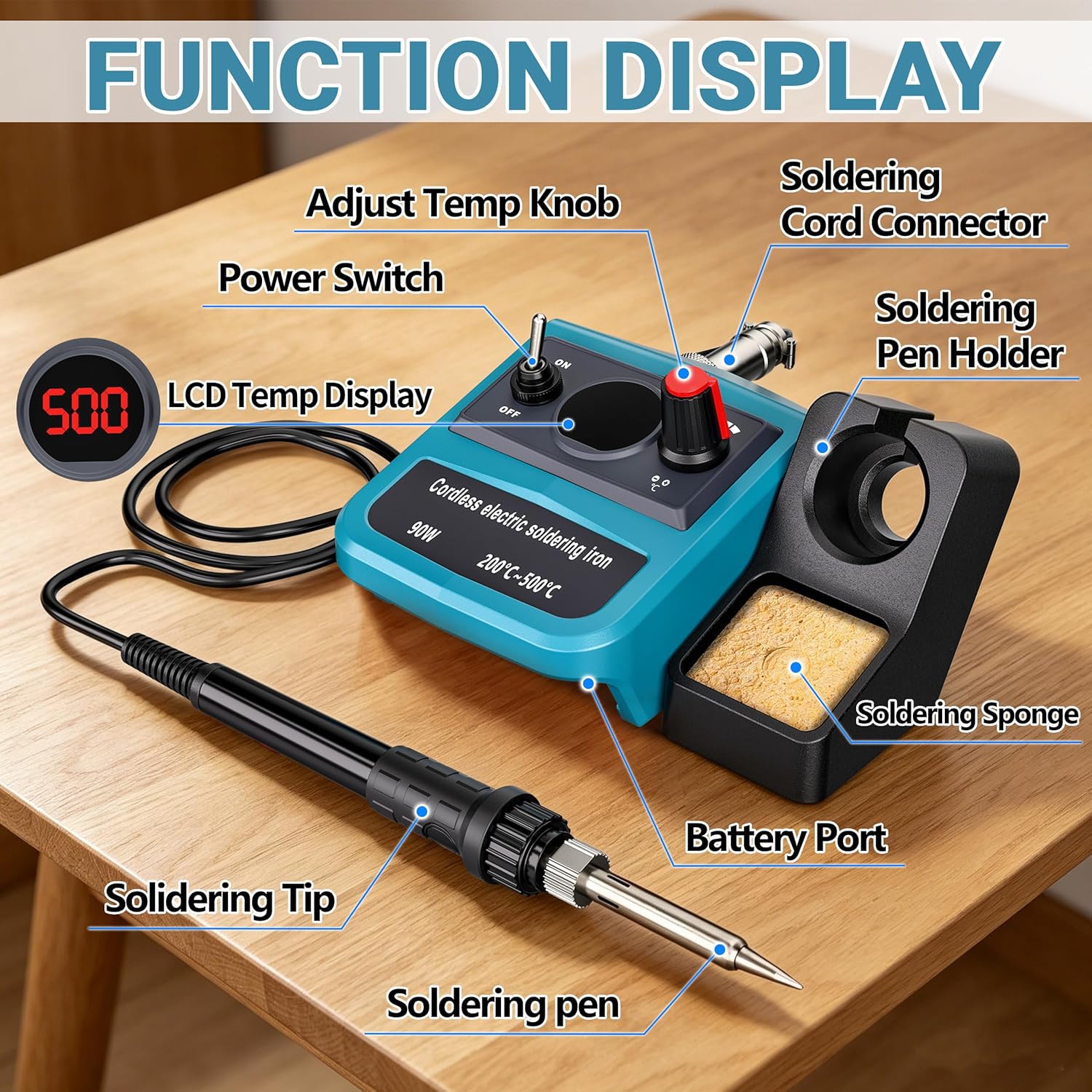 Kit Saldatore Digitale LED Sen - Diy Electronics Repair Kit recensione e prezzo