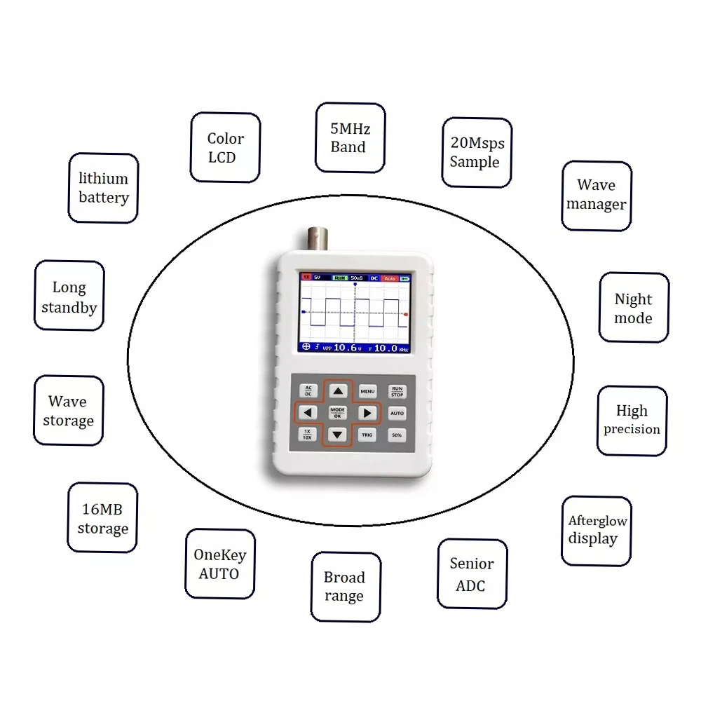Mini oscilloscopio digitale po - Oscilloscope Dso Mini recensione e prezzo