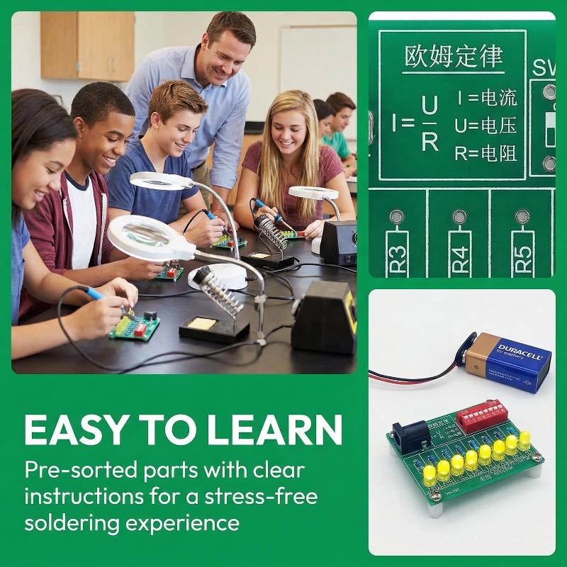 Kit di Pratica per Saldatura E - Diy Electronics Kits For Beginners recensione e prezzo