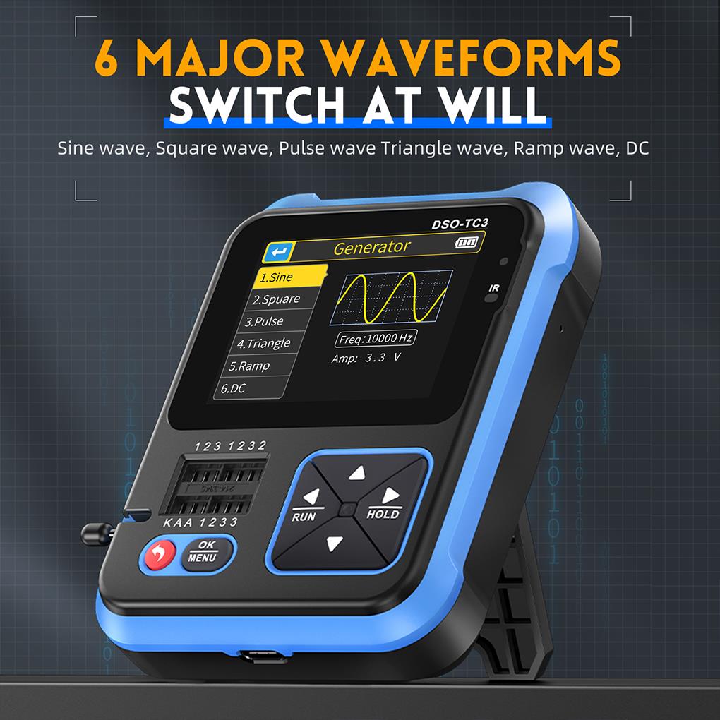 FNIRSI DSO-TC3 3 in1 Mini osci - Oscilloscope Dso Mini recensione e prezzo